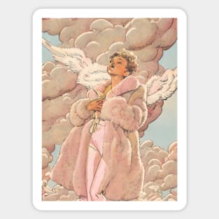 Angel in Pink Sticker